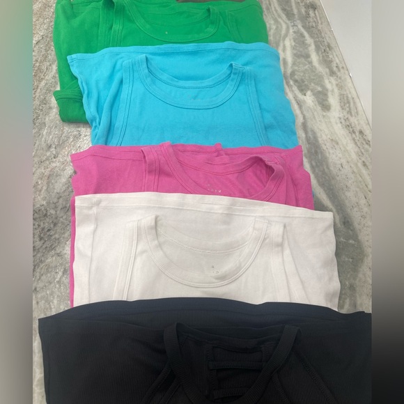 A new day XL women’s slim fitted ribbed high neck tank top set of 7 - Picture 7 of 15